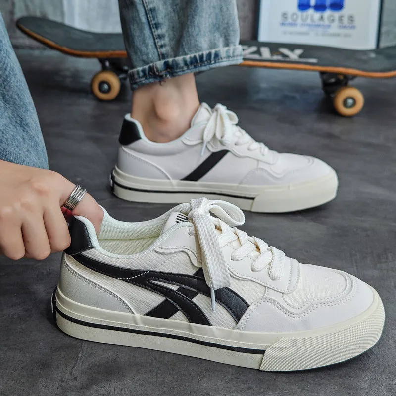 Men Fashion Breathable Canvas Flat Casual Shoes