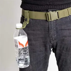 Men Pouch Key Chain Nylon Belt Hanger Keychain