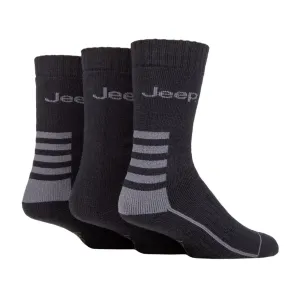 Men's 3 Pack Cotton Blend Boot Socks | Anti-Blister Hiking & Walking Socks