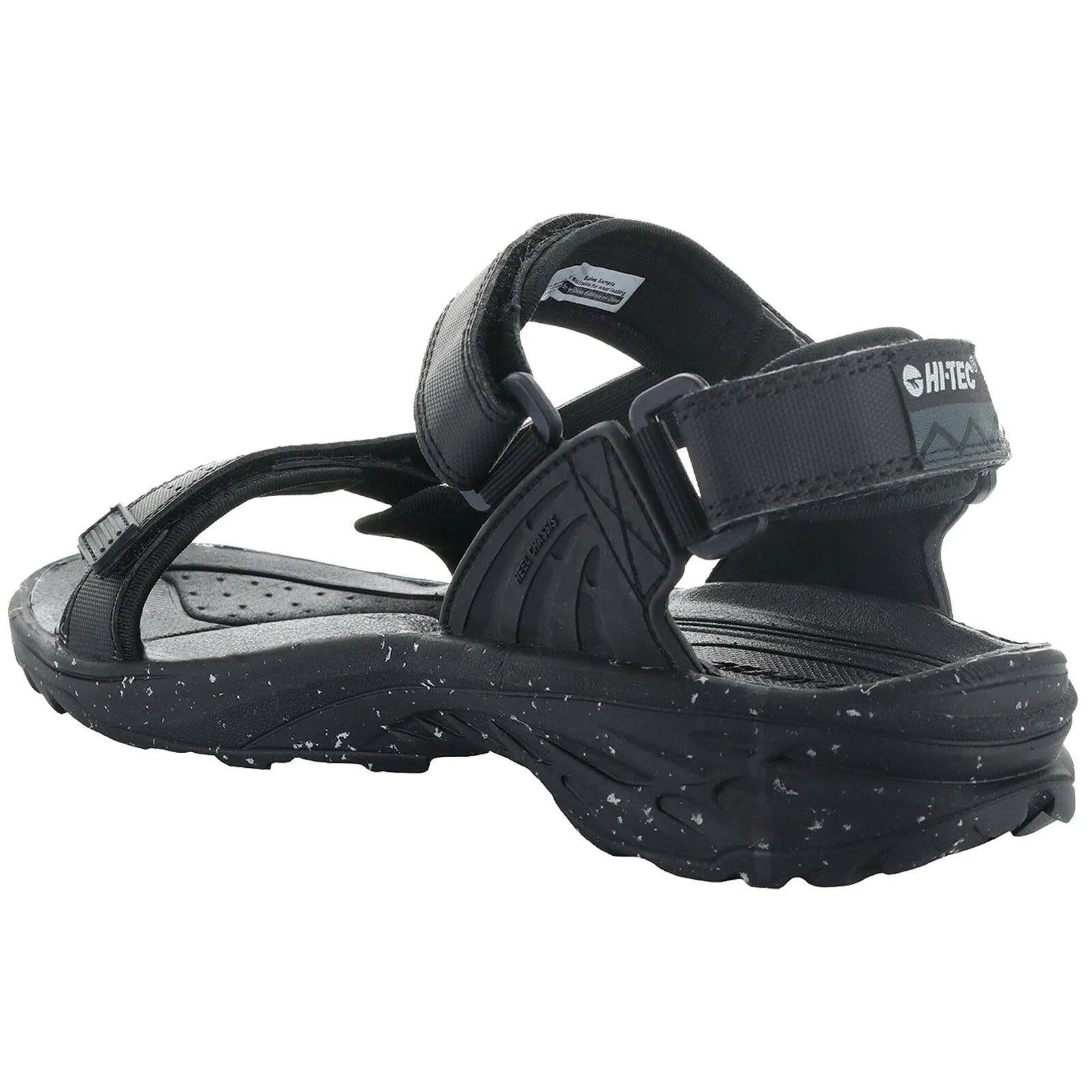 Mens Hi-Tec Wild-Life Vyper Black Lightweight Adjustable Strap Walking Sandals