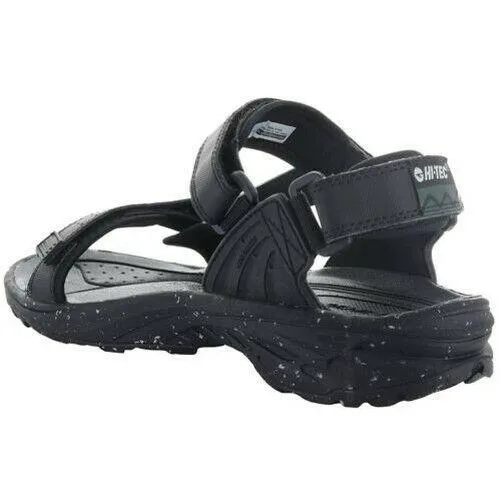 Mens Hi-Tec Wild-Life Vyper Black Lightweight Adjustable Strap Walking Sandals