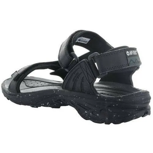 Mens Hi-Tec Wild-Life Vyper Black Lightweight Adjustable Strap Walking Sandals