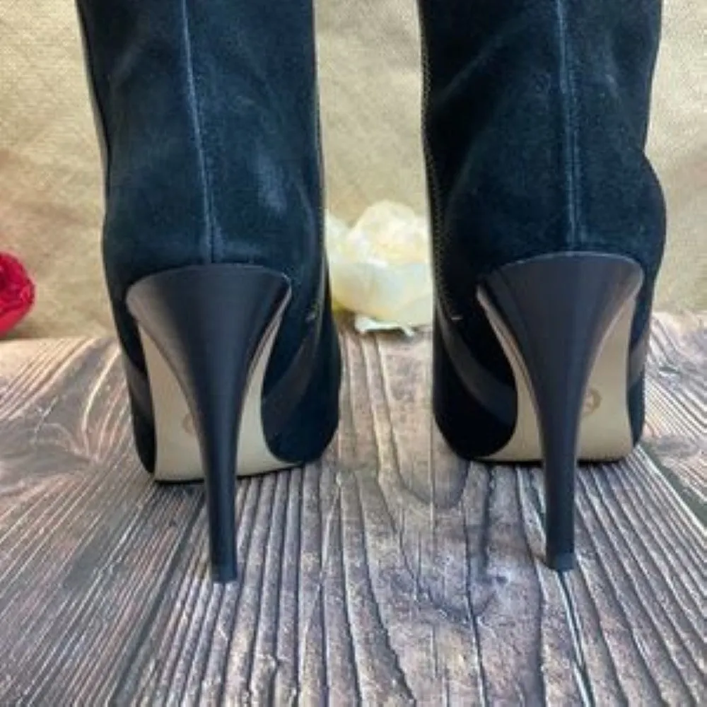 Michael Kors Black Delaney Over-The-Knee Boots 7M