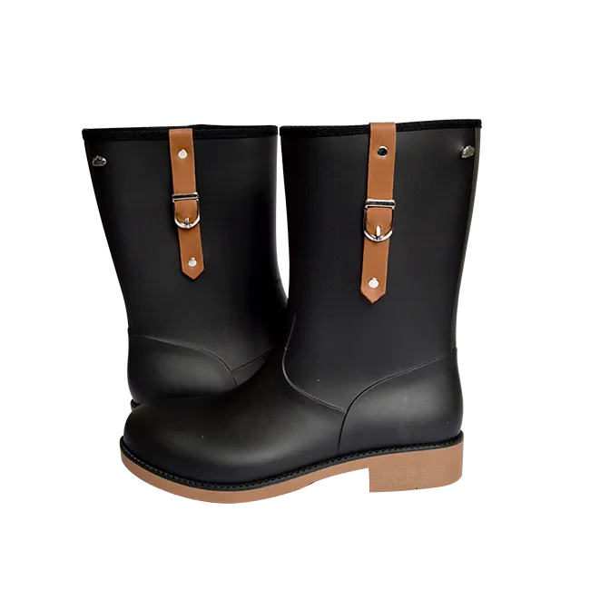 Midmar Mid-Calf Toffee Buckle Gumboot