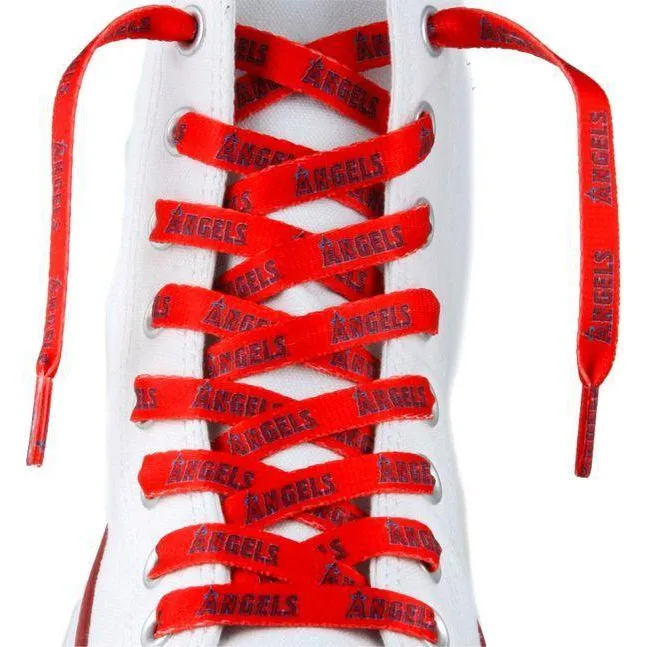 MLB LaceUps - Los Angeles Angels (1 Pair Pack) Shoelaces