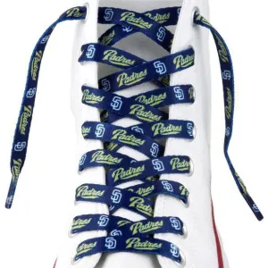 MLB LaceUps - San Diego Padres (1 Pair Pack) Shoelaces