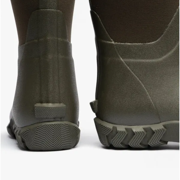 Mud Dogs RUTLAND MID Unisex Neoprene Wellington Boots Olive