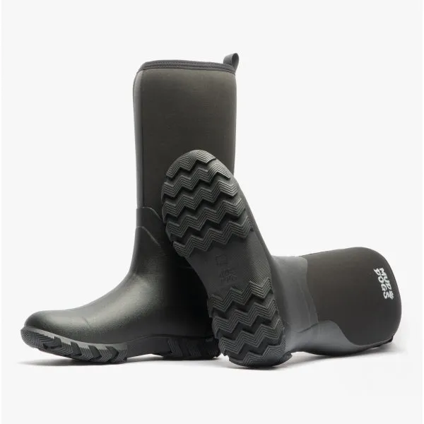 Mud Dogs RUTLAND TALL Neoprene Wellington Boots Black