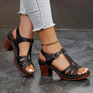 Natalie - Casual leather orthopedic sandals