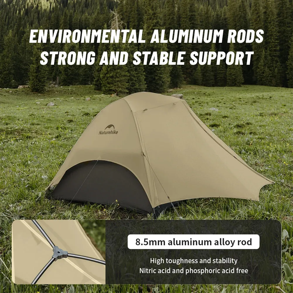 Naturehike Camping Tent Star River UL 2 People Tent 15D Nylon Ultralight Hiking Tent Two Doors Backpacking Travel Tent with Mat