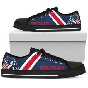 New England Patriots Mens Shoes Casual Canvas Sneakers