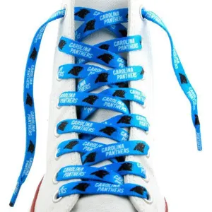 NFL LaceUps - Carolina Panthers (1 Pair Pack) Shoelaces