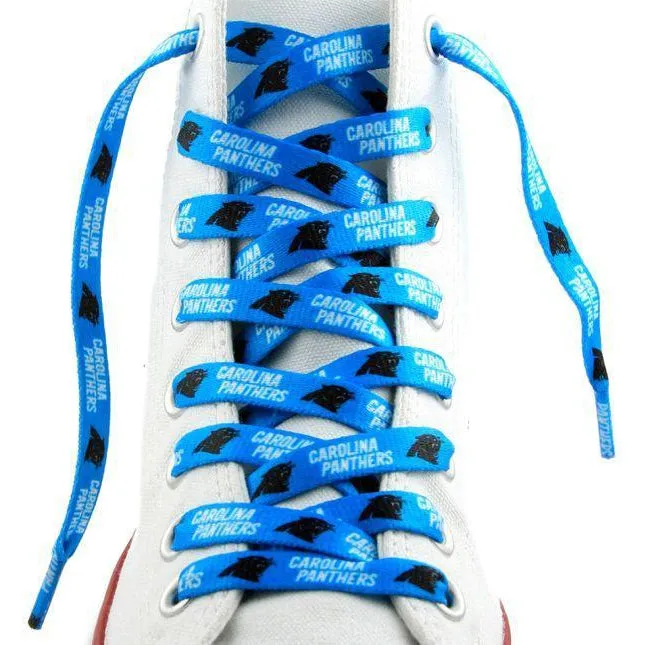 NFL LaceUps - Carolina Panthers (1 Pair Pack) Shoelaces