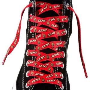 NHL LaceUps - Ottawa Senators (1 Pair Pack) Shoelaces