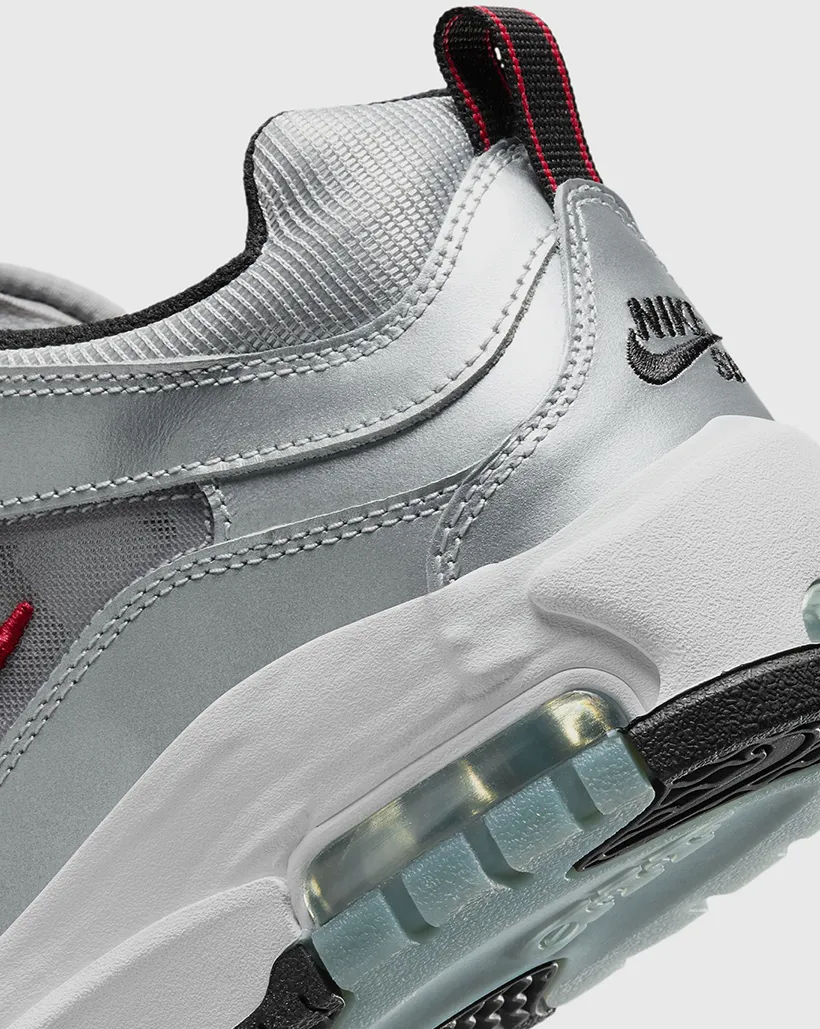 Nike SB Ishod Air Max Premium Shoe - Metallic Silver/Varsity Red