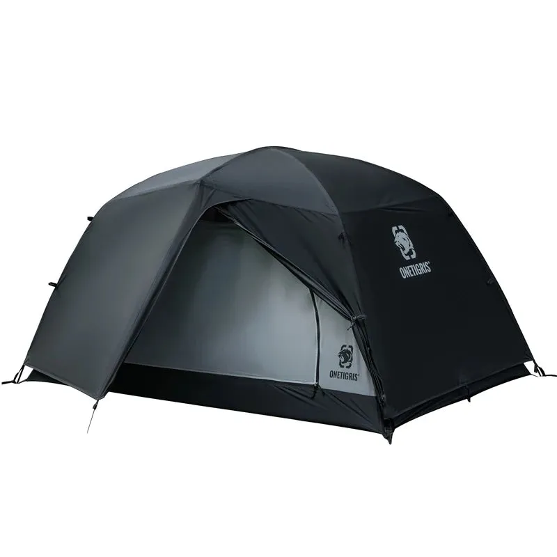 OneTigris STELLA Camping Tent - Black Tigris Series 2-Person 4-Season Backpacking Shelter