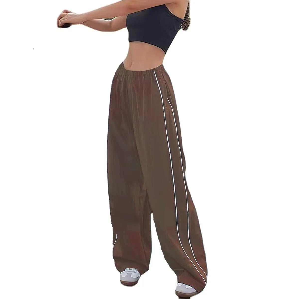 Oversize striped slacks-D320 | Inspanda