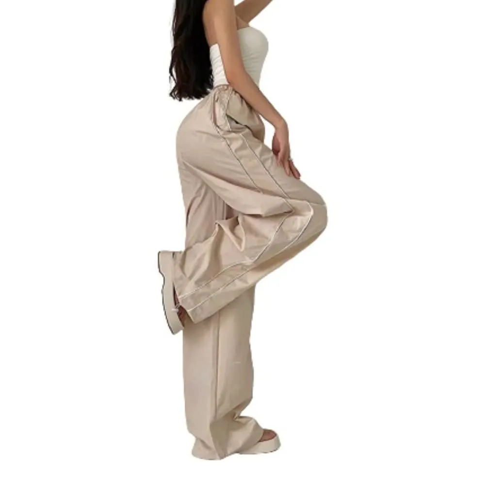Oversize striped slacks-D320 | Inspanda