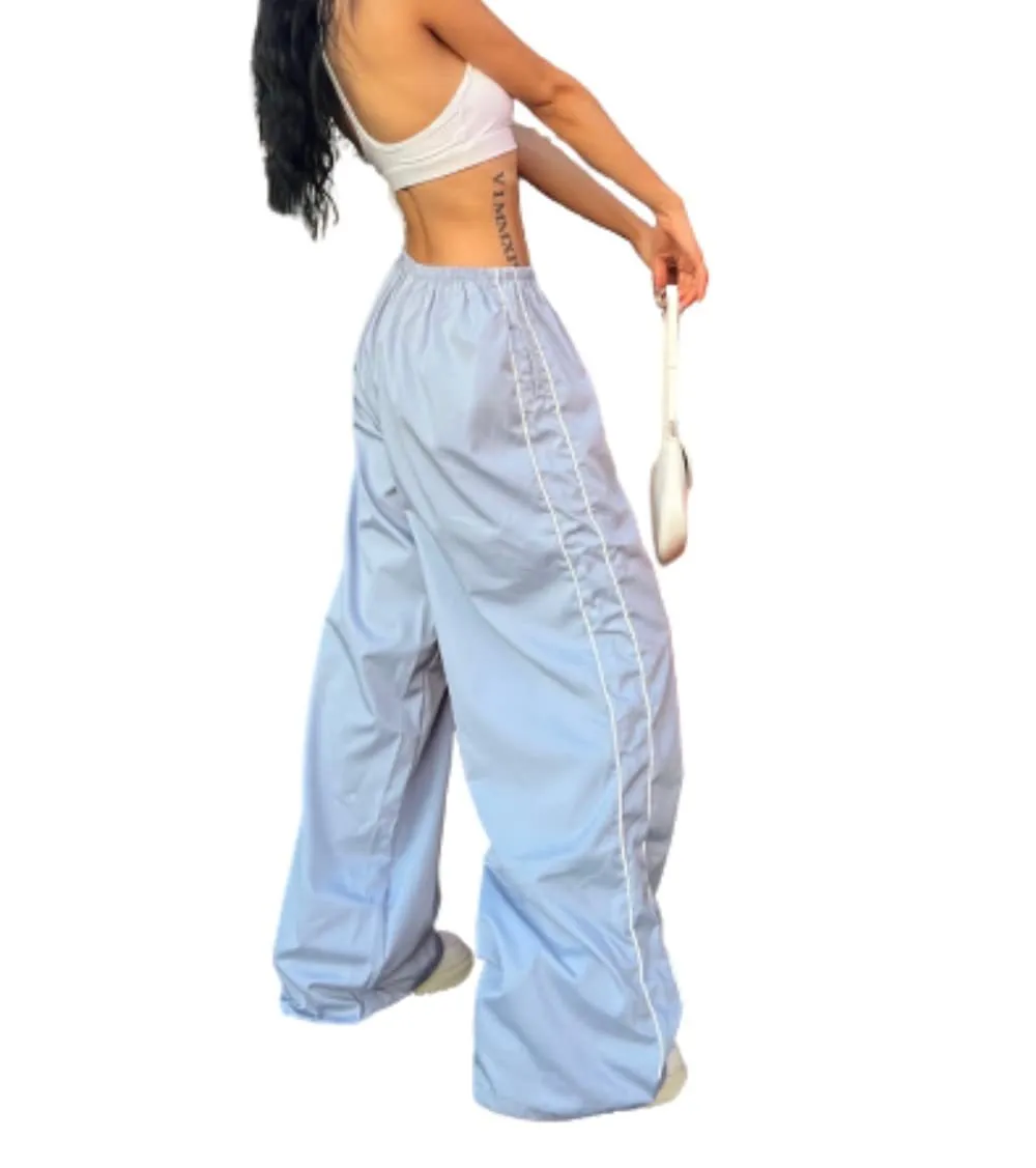 Oversize striped slacks-D320 | Inspanda