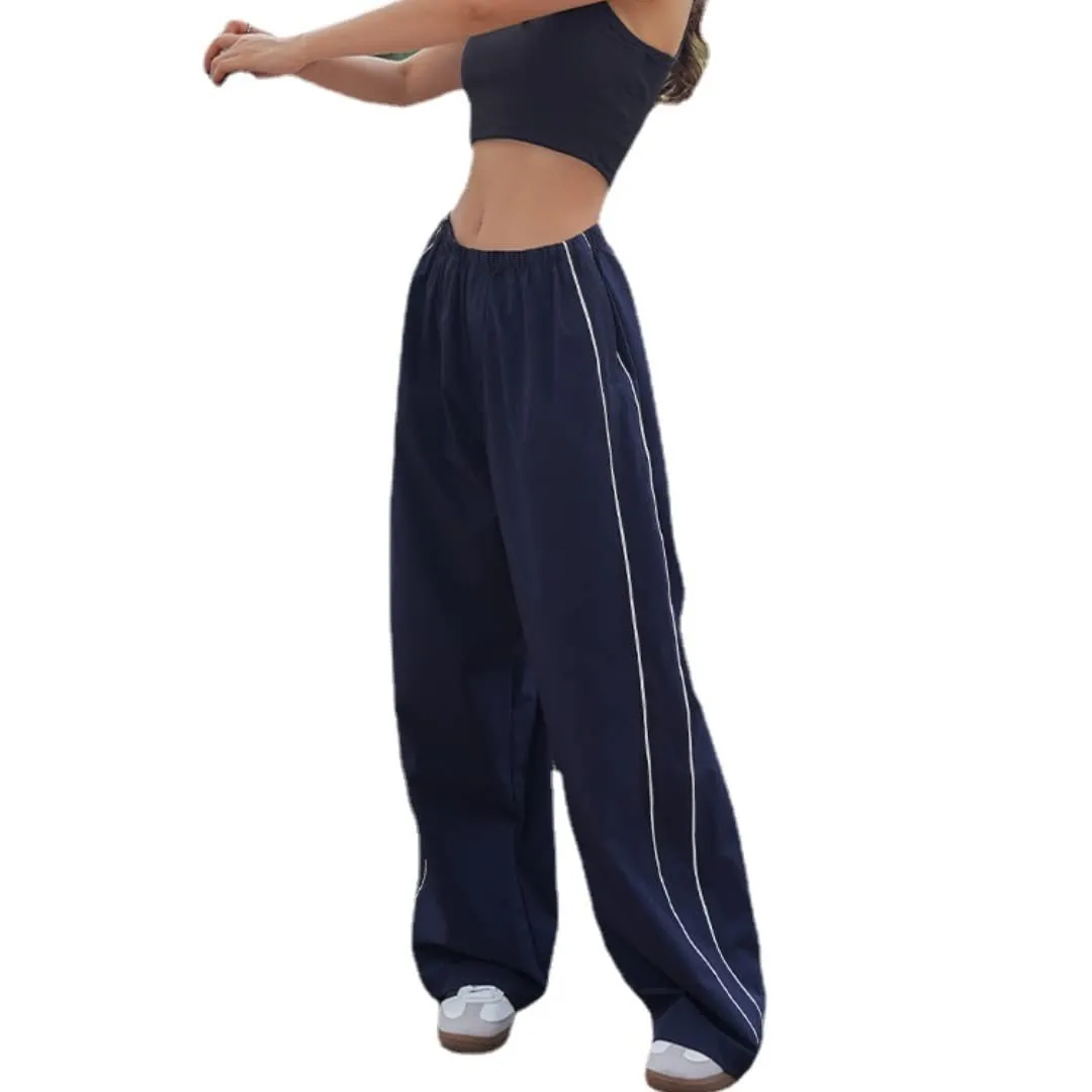 Oversize striped slacks-D320 | Inspanda
