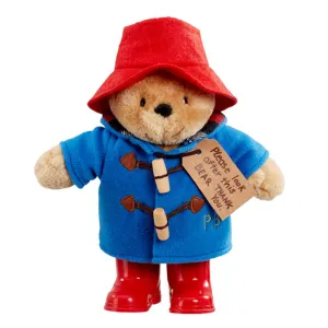 Paddington with Boots and Blue Coat 22cm Baby Toddler Plush Toys Baby Gifts Idea Best Seller 10m 