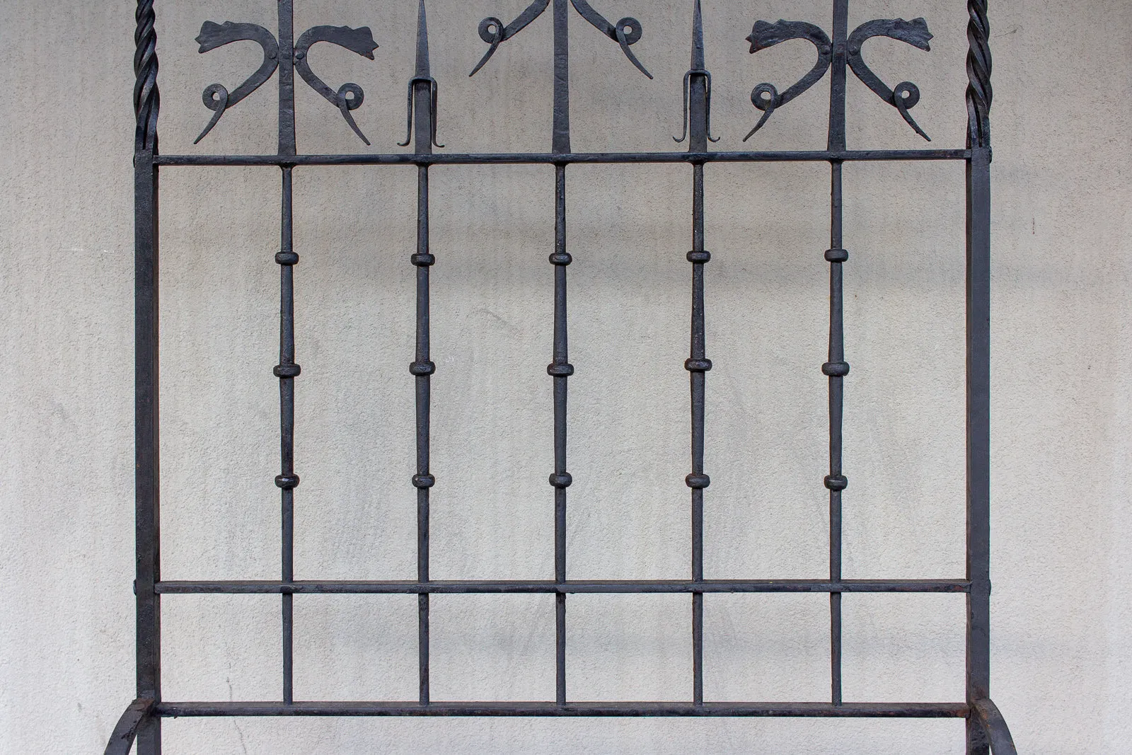 Pair of Antique Spanish Wrought Iron Screens/Grills Found in Italy