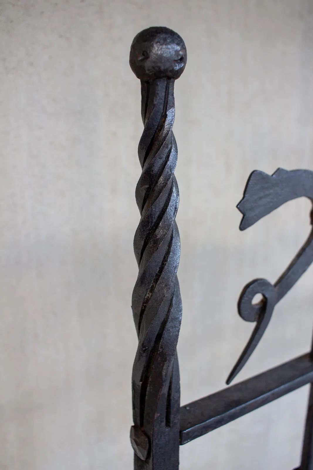 Pair of Antique Spanish Wrought Iron Screens/Grills Found in Italy