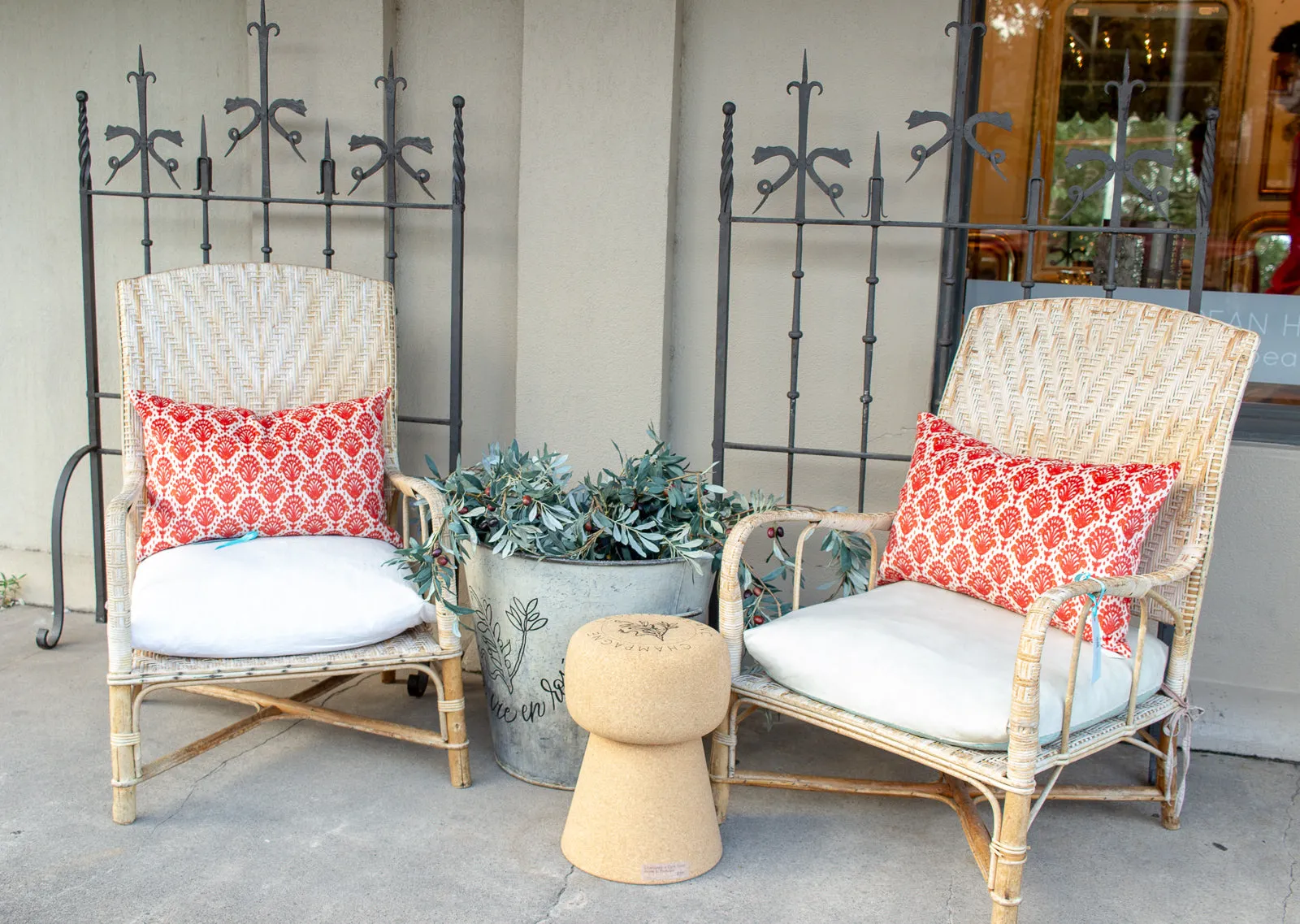 Pair of Antique Spanish Wrought Iron Screens/Grills Found in Italy