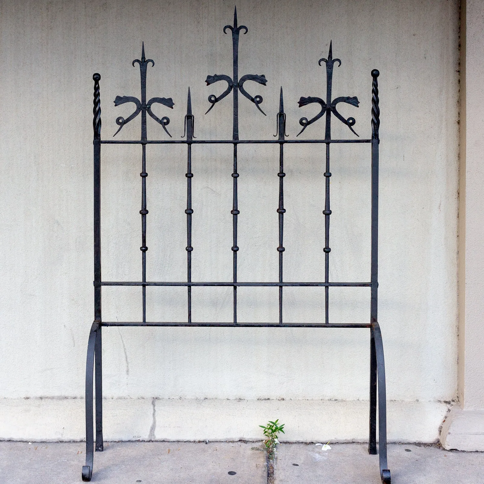 Pair of Antique Spanish Wrought Iron Screens/Grills Found in Italy