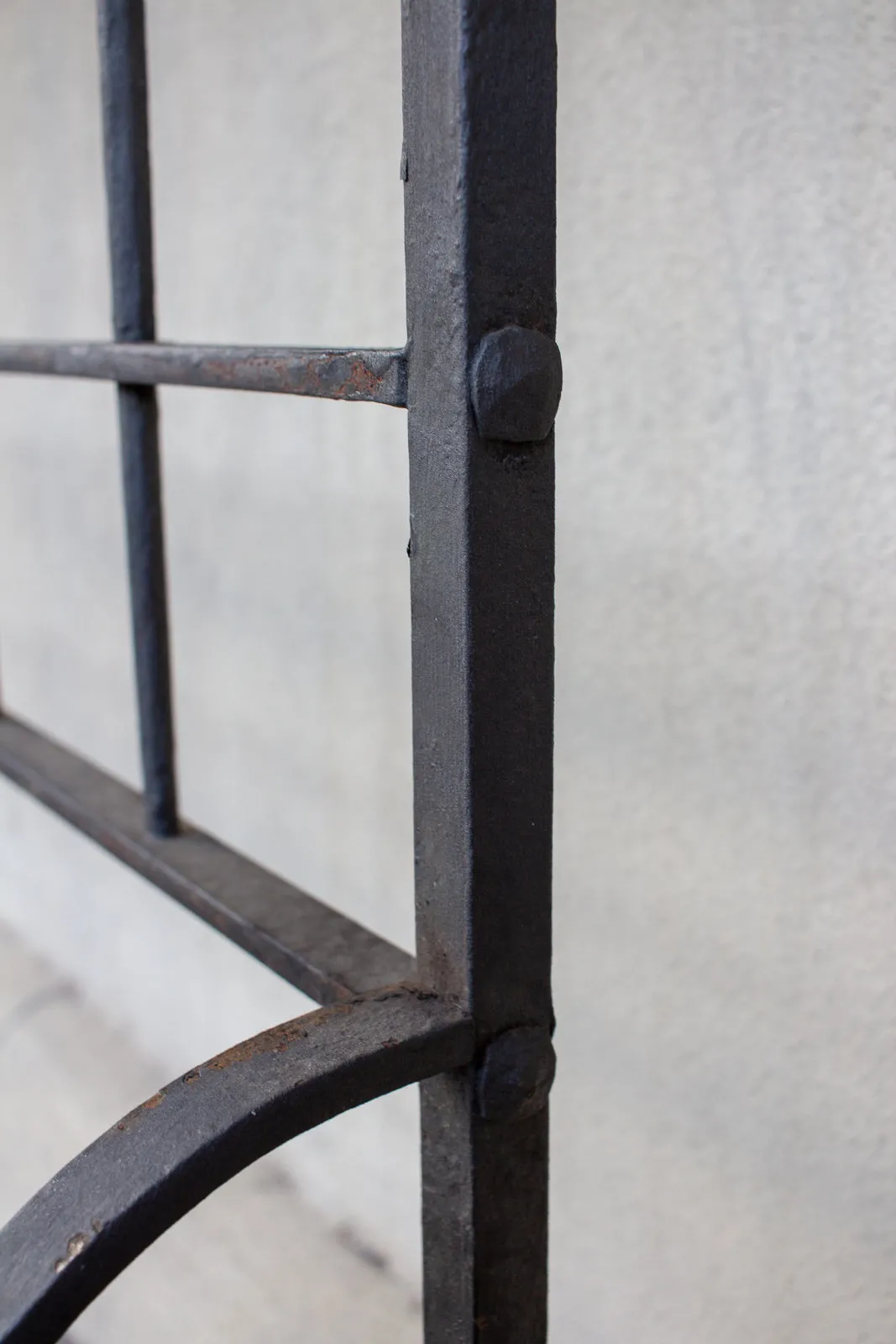 Pair of Antique Spanish Wrought Iron Screens/Grills Found in Italy