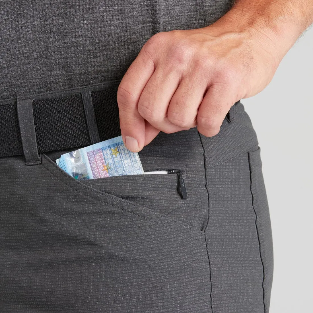 Pantalon modulable 2 en 1 de trek  - trek900 modul gris homme