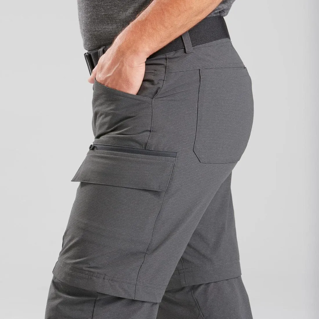 Pantalon modulable 2 en 1 de trek  - trek900 modul gris homme