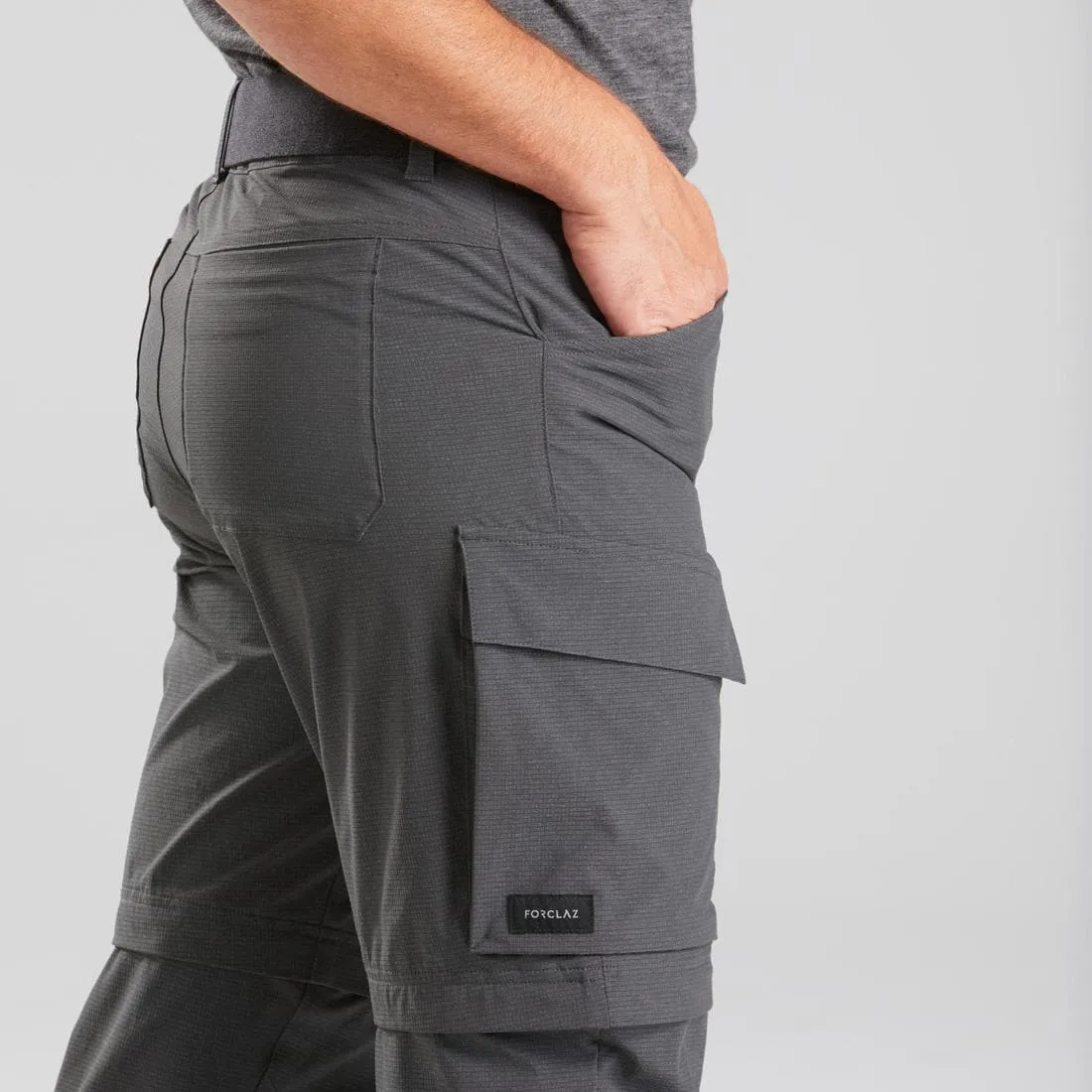 Pantalon modulable 2 en 1 de trek  - trek900 modul gris homme