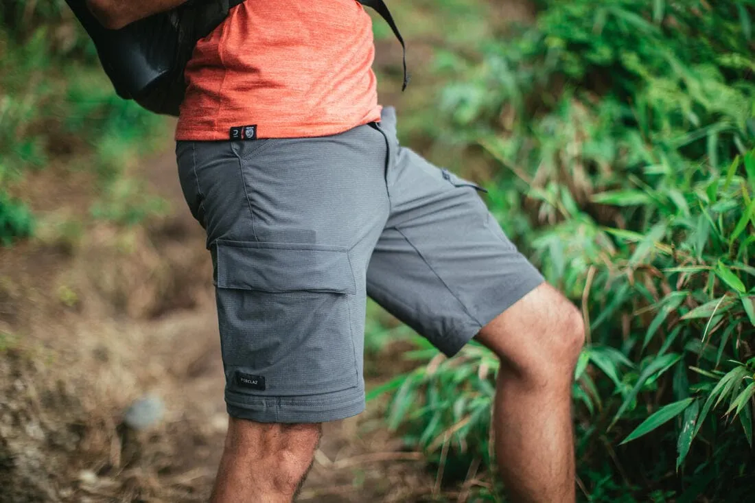 Pantalon modulable 2 en 1 de trek  - trek900 modul gris homme