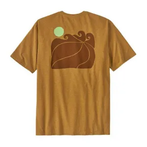 Patagonia Men's Sunrise Rollers Responsibili-Tee Pufferfish Gold