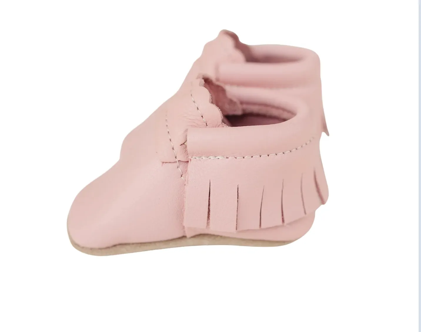 Pink Baby Moccasins
