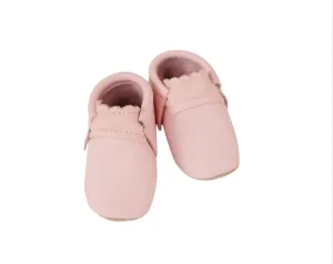Pink Baby Moccasins