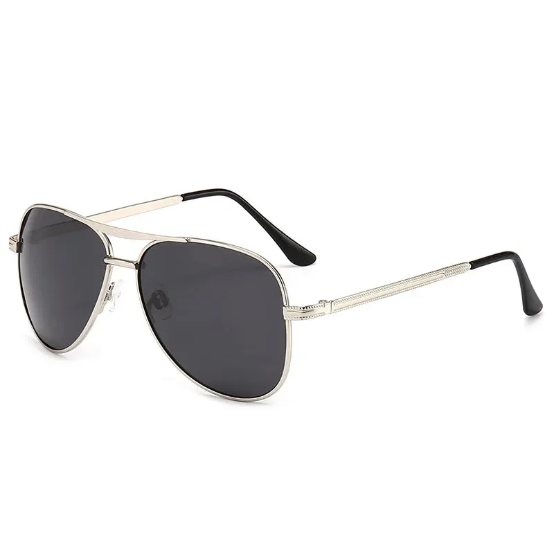 Polarized Metal Double Beam Sunglasses for Men