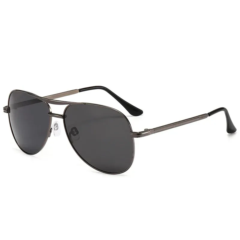 Polarized Metal Double Beam Sunglasses for Men