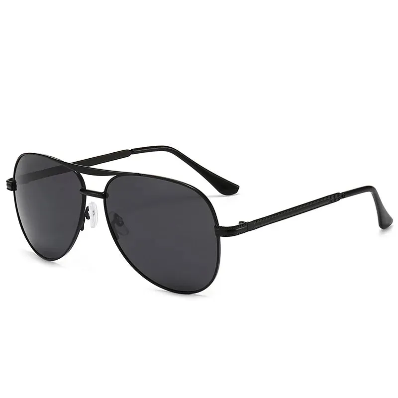 Polarized Metal Double Beam Sunglasses for Men