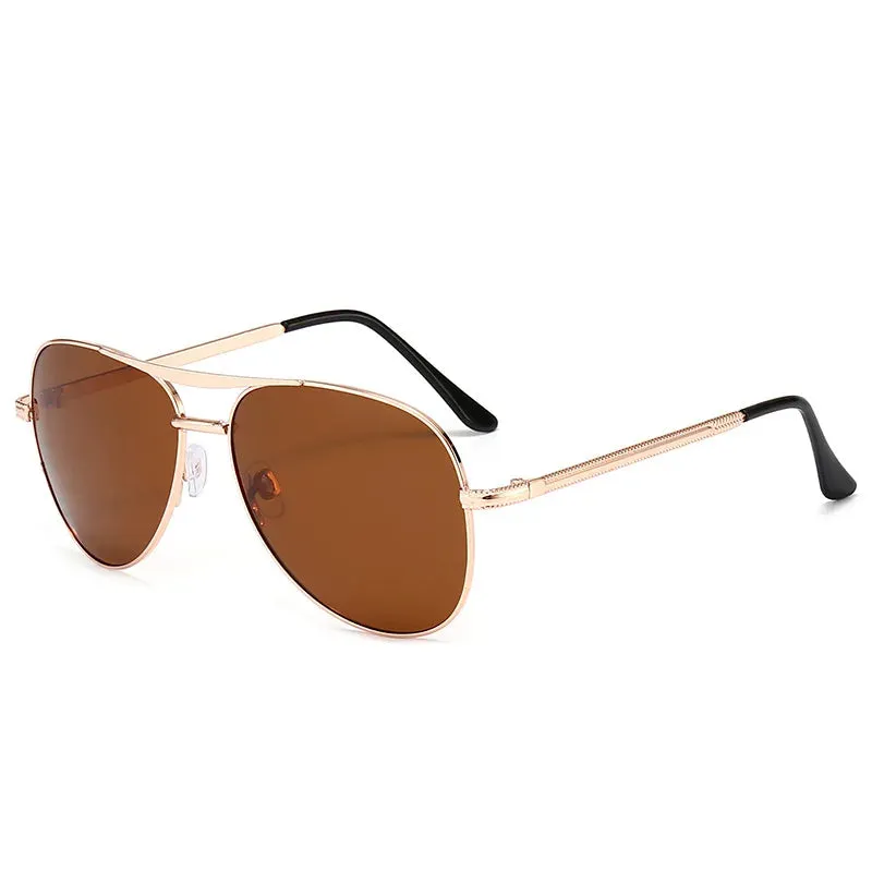 Polarized Metal Double Beam Sunglasses for Men