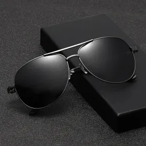 Polarized Metal Double Beam Sunglasses for Men