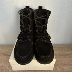 Polo Ralph Lauren‎ boots Mens size 5.5 Ranger Boot buckle brown suede