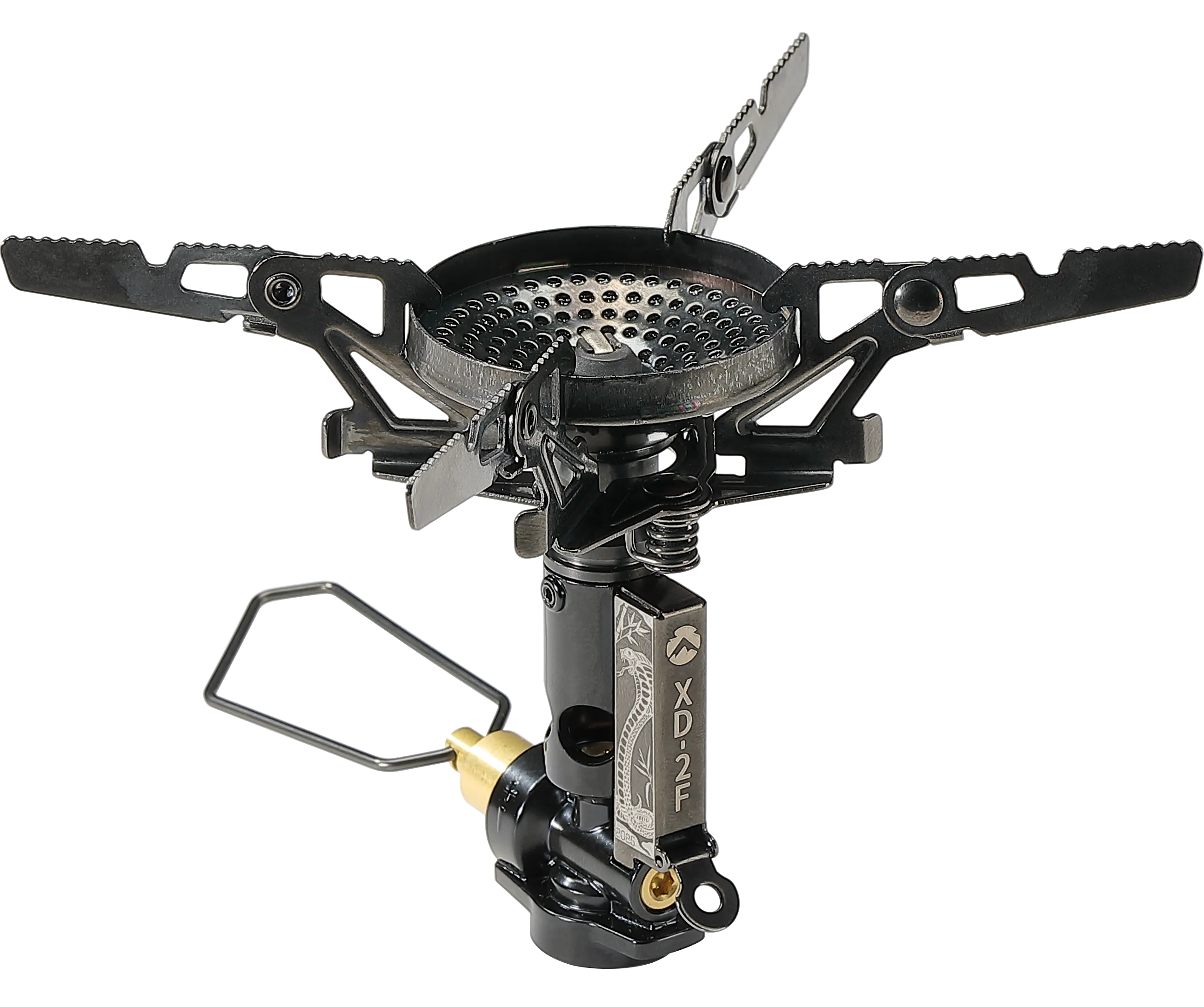 Portable Camp stove with Ignitor & Flow Regulator Foldable for Outdoor  BKXD-2F