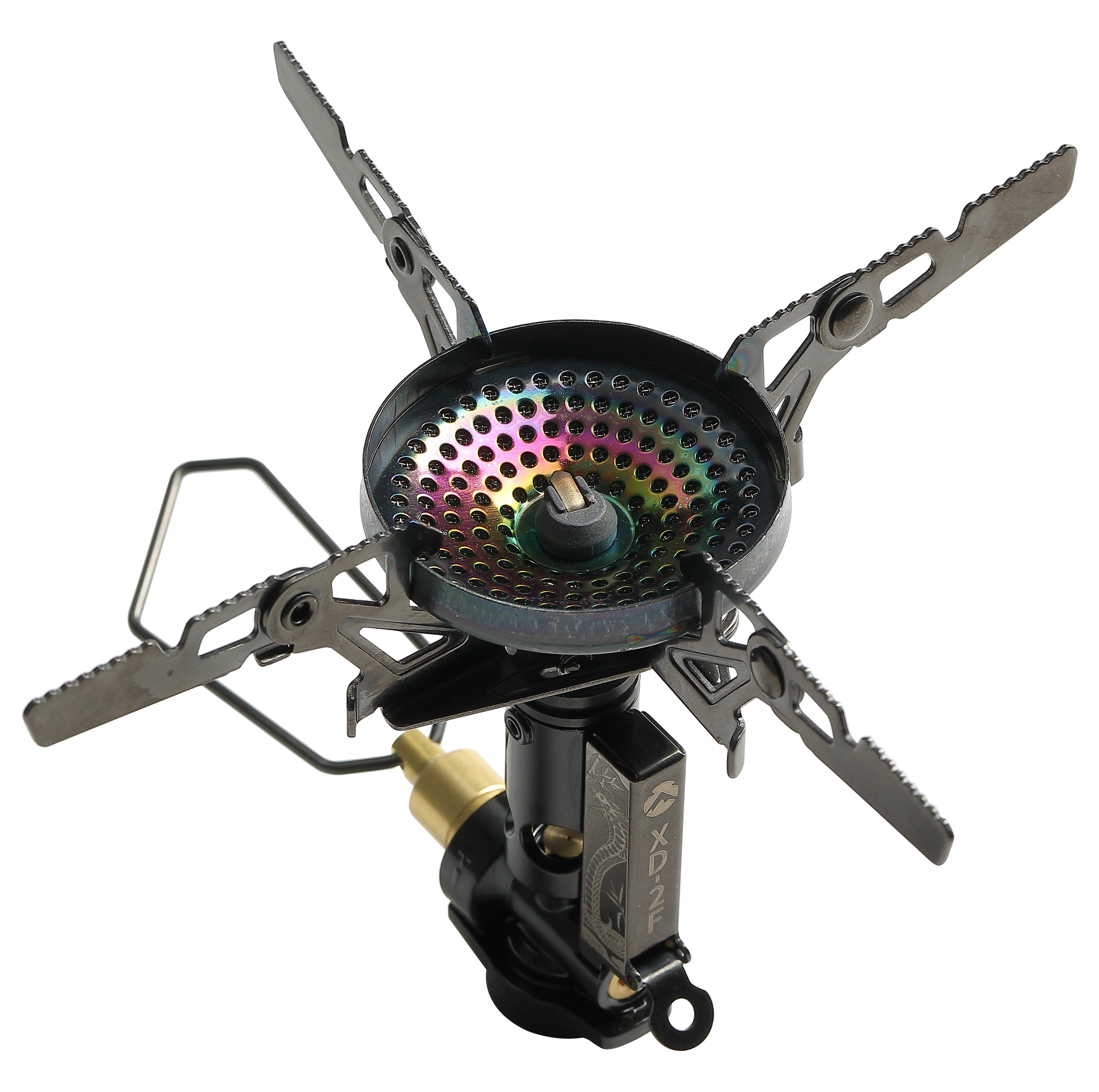 Portable Camp stove with Ignitor & Flow Regulator Foldable for Outdoor  BKXD-2F