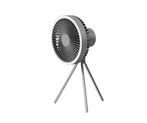 Portable Camping Fan With Light 10 000 mAh 3 Gears if Wind