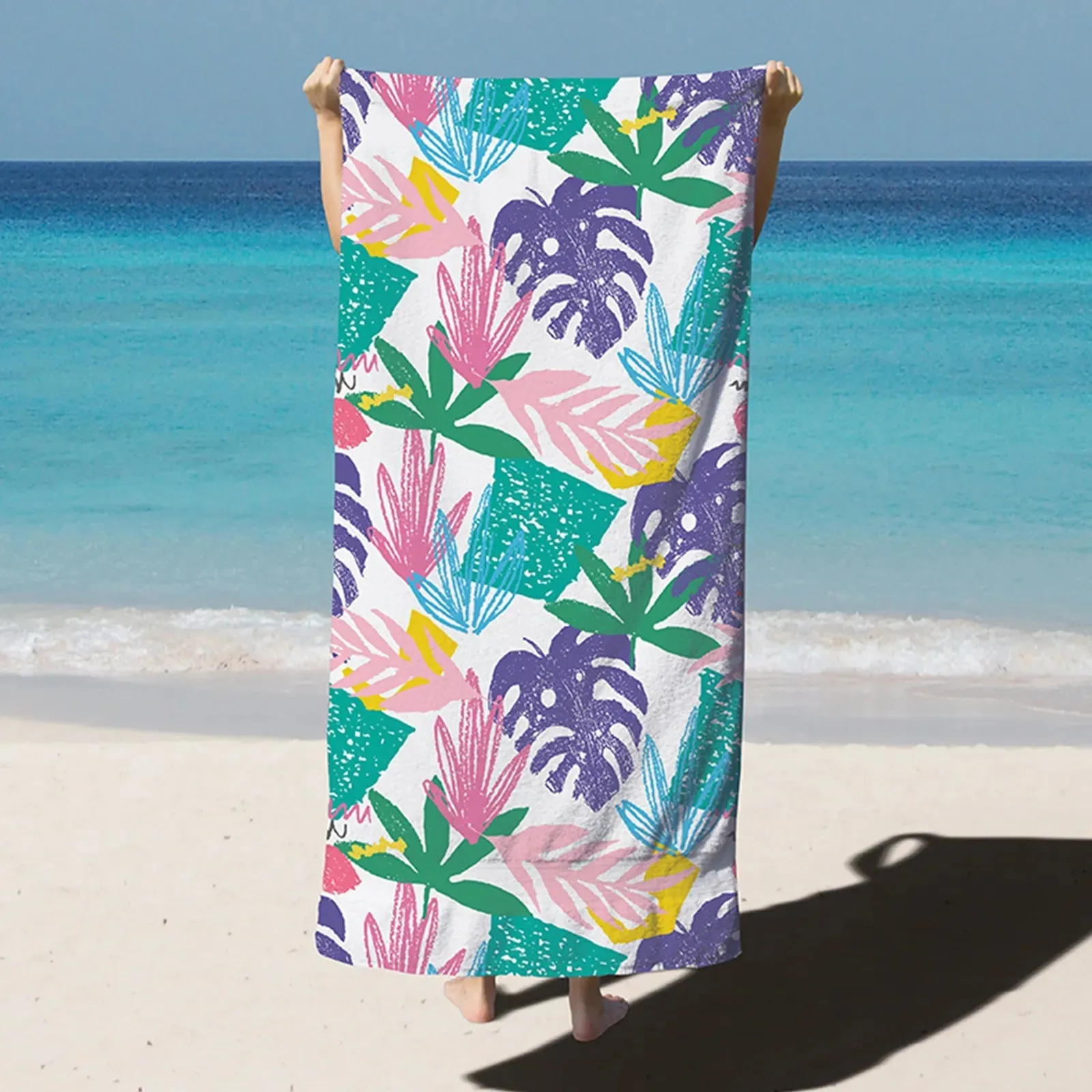 Quick-Dry Microfiber Beach Towel: Oversized, Super Absorbent