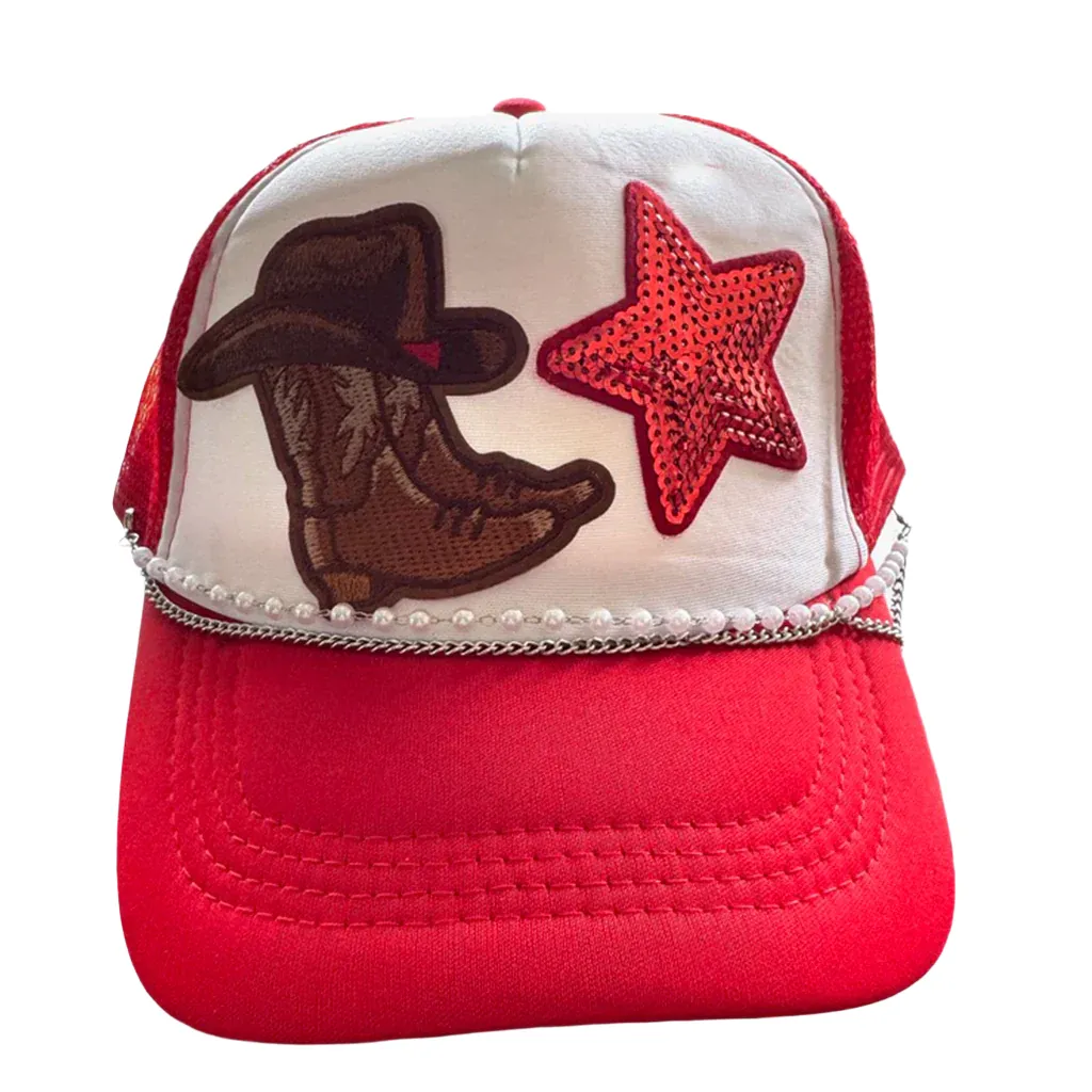 Red Cowboy Boot