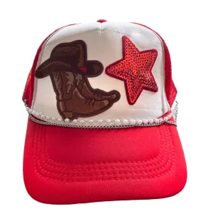 Red Cowboy Boot