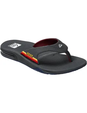 Reef Fanning Sandals in Grey/Ocean Sunset